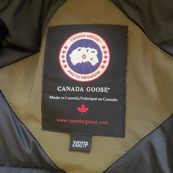 Canada Goose Kensington Parka / Coat. Army Green. Garment bag included - Picture 3 of 7